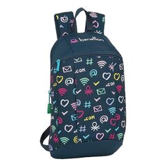 Vaikiškas krepšys Benetton Dot Com, tamsiai mėlynas kaina ir informacija | Kuprinės mokyklai, sportiniai maišeliai | pigu.lt