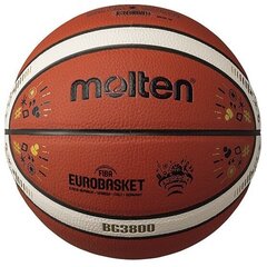 Krepšinio kamuolys Molten Eurobasket B7G3800-E2G FIBA, 7 dydis kaina ir informacija | Krepšinio kamuoliai | pigu.lt