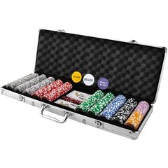 Pokerio žetonų rinkinys su lagaminu kaina ir informacija | Azartiniai žaidimai, pokeris | pigu.lt