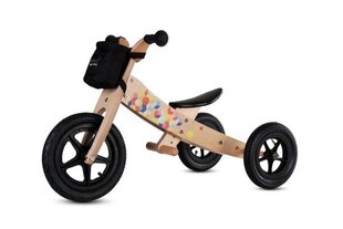 Деревянный трехколесный велосипед со сменными колесами - Twist Cubic цена и информация | Трехколесные велосипеды | pigu.lt