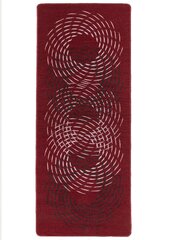 Prekė su pažeista pakuote. Kiliminis takas Hestia Swirl, 80 x 150 cm, raudonas kaina ir informacija | Namų interjero prekės pažeistomis pakuotėmis | pigu.lt