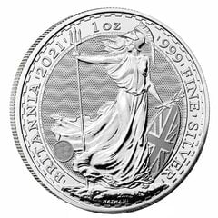 Sidabrinė moneta Britannia 2021 Didžioji Britanija 1 oz. kaina ir informacija | Numizmatika | pigu.lt