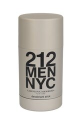 Дезодорант Carolina Herrera 212 NYC Men для мужчин, 75 мл цена и информация | Мужская парфюмированная косметика | pigu.lt