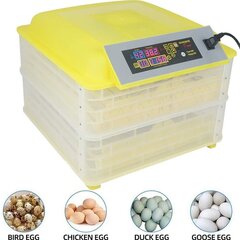 Automatinis kiaušinių inkubatorius, 96 vietos kaina ir informacija | Ūkiniams gyvūnams | pigu.lt