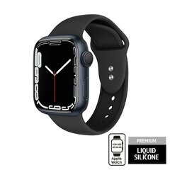 Crong Liquid Band - skirta Apple Watch 42/44/45mm kaina ir informacija | Išmaniųjų laikrodžių ir apyrankių priedai | pigu.lt