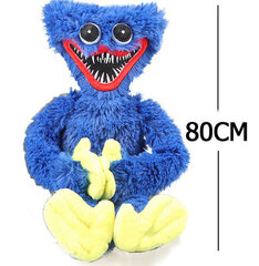 Didelio dydžio 80cm Huggy Wuggy minkštas pliušinis žaislas - mėlynas kaina ir informacija | Minkšti (pliušiniai) žaislai | pigu.lt