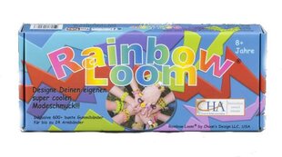 Spalvoto silikono apyrankių gaminimo rinkinys Rainbow Loom цена и информация | Развивающая игра «Фигуры со шнуровкой» | pigu.lt