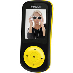 Sencor MP4 SFP 5870BYL, Juodas/Geltonas kaina ir informacija | MP3 grotuvai | pigu.lt