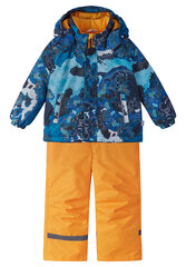Lassie žieminis komplektas vaikams RAIKU, mėlynas/geltonas kaina ir informacija | Žiemos drabužiai vaikams | pigu.lt