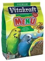 Vitakraft Menu Vital корм для волнистых попугаев, 500 g цена и информация | Корм для птиц | pigu.lt