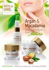 Dieninis veido kremas Natural Cosmetic Argan & Macadamia, 50 ml kaina ir informacija | Veido kremai | pigu.lt