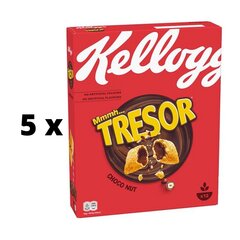 Dribsniai Kellogg's Tresor Choco Nut, 410g x 5 vnt. kaina ir informacija | Sausi pusryčiai | pigu.lt