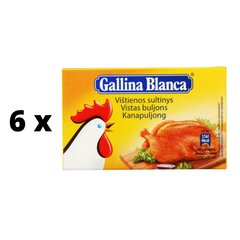 Vištienos sultinys Gallina Blanca, 8 vnt. (80 g.) x 6 pak. pakuotė kaina ir informacija | Sriubos, sultiniai | pigu.lt