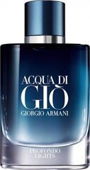 Парфюмерная вода для мужчин Giorgio Armani Acqua di Gio Profondo Lights EDP 40 мл цена и информация | Мужские духи | pigu.lt