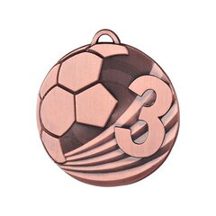 Bronzinis futbolo medalis, 5cm kaina ir informacija | Numizmatika | pigu.lt