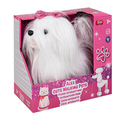 Интерактивная игрушка щенок Smiki, белый, 25 см цена и информация | Игрушки для девочек | pigu.lt