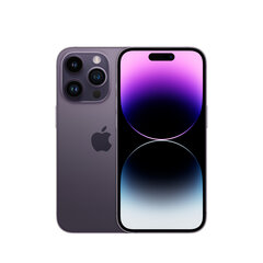 Apple iPhone 14 Pro 256GB Deep Purple MQ1F3PX/A kaina ir informacija | Mobilieji telefonai | pigu.lt