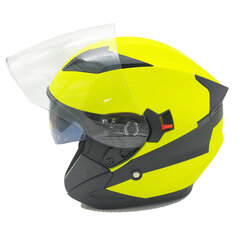 Paspirtuko šalmas BHR DOUBLE, geltona su juoda linija цена и информация | Шлемы для мотоциклистов | pigu.lt
