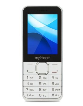 Prekė su pažeidimu. MyPhone Classic+, Dual SIM, ENG/RUS, White kaina ir informacija | Mobilieji telefonai | pigu.lt