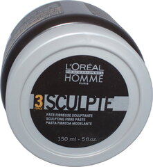 Plaukų formavimo pasta vyrams L'Oreal Professionnel Homme Sculpte 150 ml kaina ir informacija | Plaukų formavimo priemonės | pigu.lt