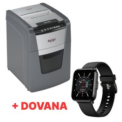 Rexel Optimum AutoFeed+ 100XP Cross Cut P4,34l + Dovana MiBro Color Smartwatch kaina ir informacija | Popieriaus smulkintuvai | pigu.lt
