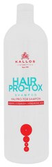 Atkuriamasis šampūnas sausiems plaukams su keratinu, kolageno ir hialurono rūštimis Kallos Hair PRO-TOX 1000 ml kaina ir informacija | Šampūnai | pigu.lt