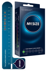 MY.SIZE prezervatyvai 47mm, 10 vnt. kaina ir informacija | Prezervatyvai | pigu.lt