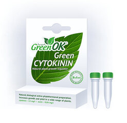 Микробиологический регулятор роста GreenOK GreenCYTOKININ, 2х1мл цена и информация | Средства по уходу за растениями | pigu.lt