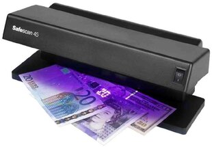 Устройство для проверки валюты SAFESCAN 45 UV цена и информация | Детекторы денежных купюр | pigu.lt
