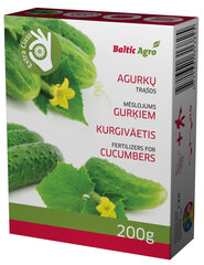 Baltic Agro Trąšos agurkams, 200 g kaina ir informacija | Birios trąšos | pigu.lt