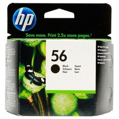 Rašalo kasetė HP 56, juoda kaina ir informacija | Kasetės rašaliniams spausdintuvams | pigu.lt