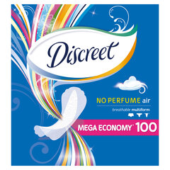 Higieniniai įklotai Discreet Air 100 vnt. kaina ir informacija | Tamponai, higieniniai paketai, įklotai | pigu.lt