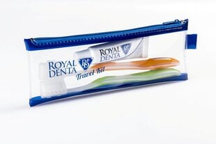 Kelioninis rinkinys dantų priežiūrai: Royal Denta Travel Kit Silver kaina ir informacija | Dantų šepetėliai, pastos | pigu.lt