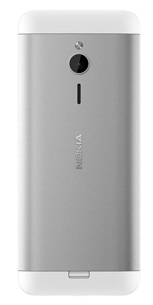Nokia 230 Dual SIM, Silver kaina