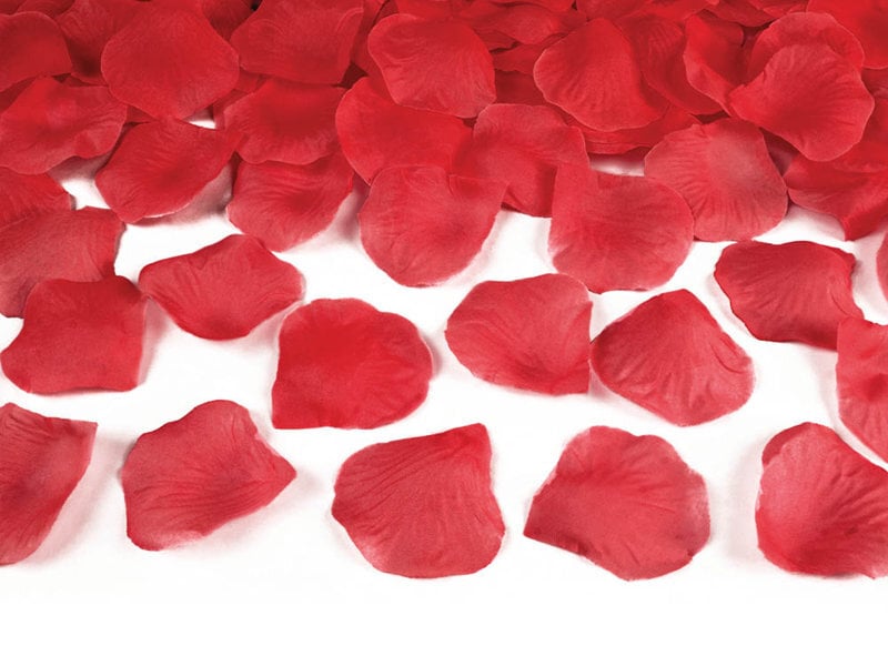 Rožių žiedlapiai, raudoni(100 vnt.) kaina ir informacija | Dekoracijos šventėms | pigu.lt