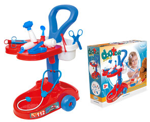 Daktaro rinkinys su vežimėliu Mochtoys 10318 kaina ir informacija | Žaislai mergaitėms | pigu.lt