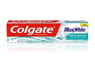 Колгейт зубная вайт. Зубная паста Colgate Max White Crystal Mint. Colgate зубная паста Max White 100мл. Зуб паста Colgate Max White Crystal Mint Gel 100мл. Colgate pasta 100ml Max White Cristal strips.