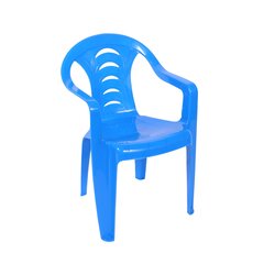Plastikinė vaikiška kėdė Tola, mėlyna kaina ir informacija | Vaikiški lauko baldai | pigu.lt