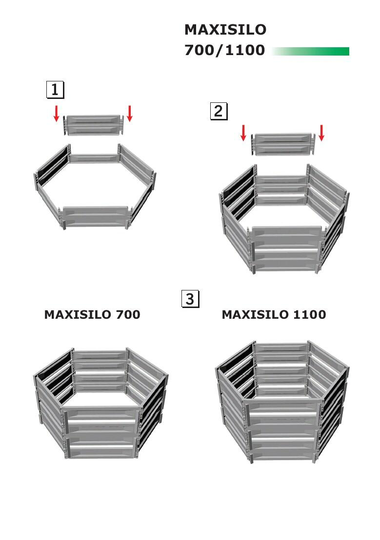  Компостный ящик Maxisilo 700, онлайн