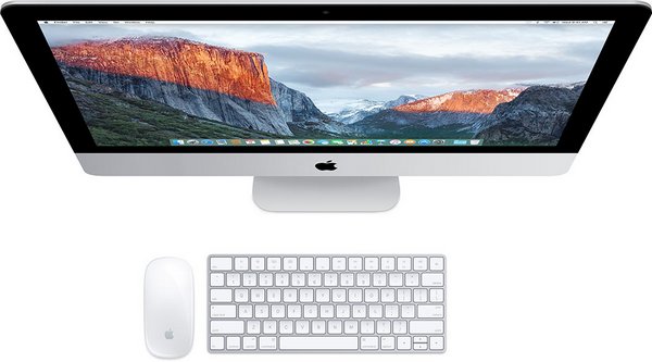 Apple iMac su Magic priedais