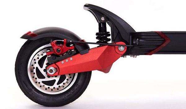 zero 10x electric scooter rear hydraulic suspension