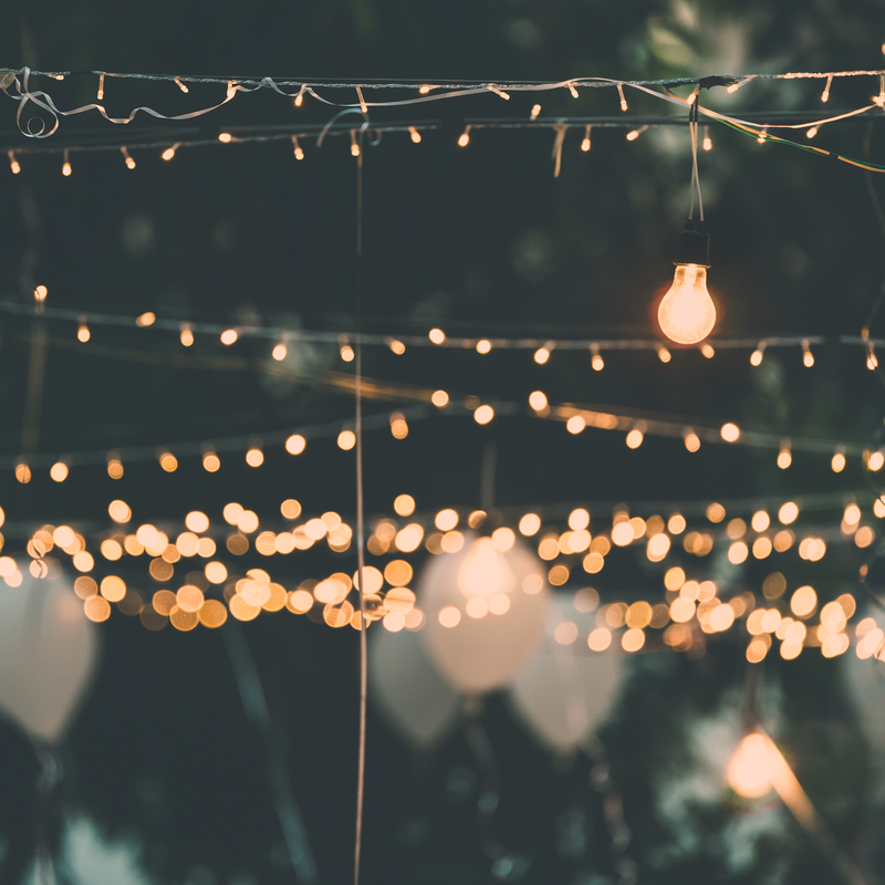 романтическая атмосфера лампы для свадебных торжеств на открытом воздухе