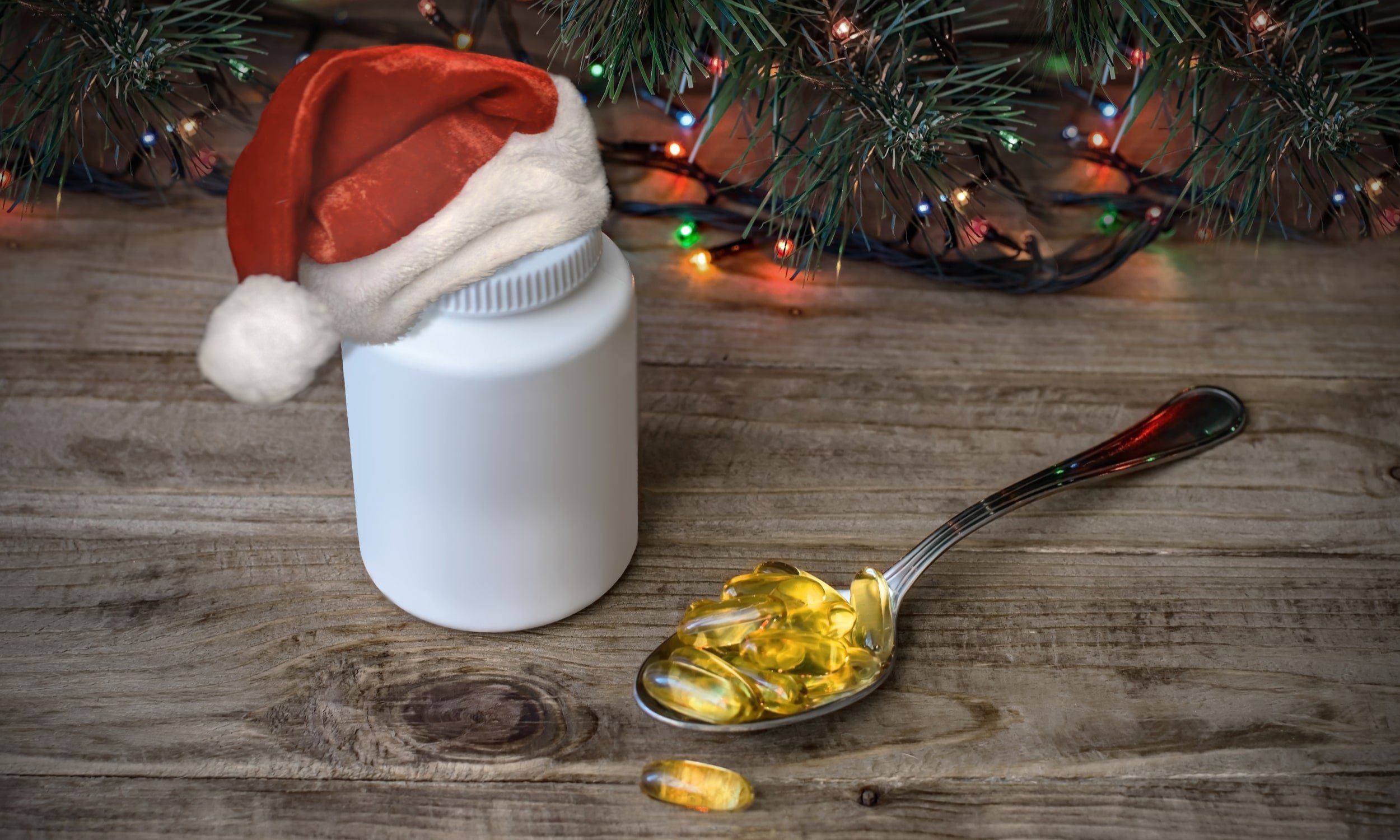витамины и пищевые добавки в качестве подарка на новый год